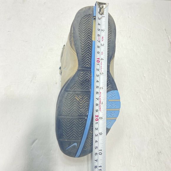 Nike Zoom Uptempo Basketball Shoes Gray /Black 316968-002 Men's Size 7 - Picture 7 of 8